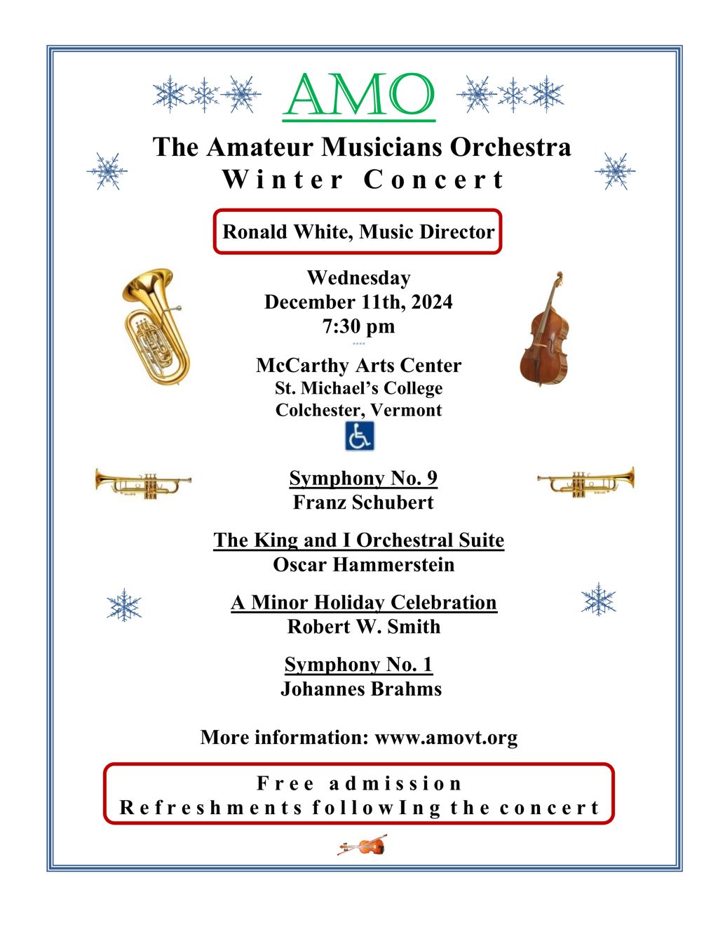 December 11th 2024 Flyer